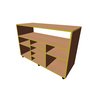 Makra / Möbel - Schränke, Container und Regale / 02229 - (1100x445x756)