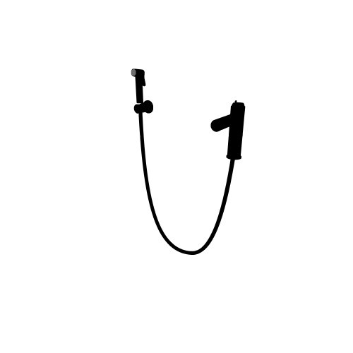 Ravak / Vodovodní baterie - Spring / SG 112 20BLM Washbasin tap with bidet shower - (410x167x698)